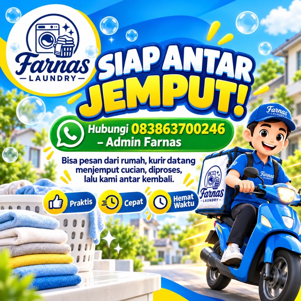 Kurir Siap Antar Jemput ke Rumah! 🛵